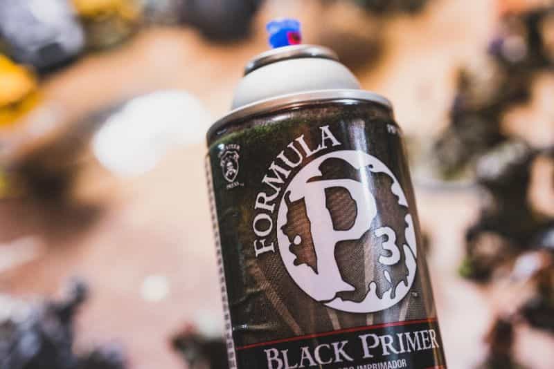6 Miniature Priming Hacks and Tips You Want to Know - Priming Tips and Tricks for Miniature Painting - Alternative Priming Methods for Miniatures and Models - Useful ways to Prime Miniatures - P3 primer black