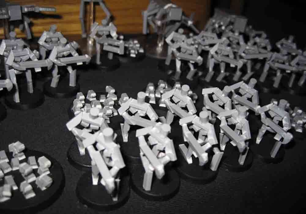 9 Recycling Ideas for Old Sprues from Warhammer and Model Kits - sprue terrain with Warhammer 40k kits – recycling Warhammer sprues – sprue army