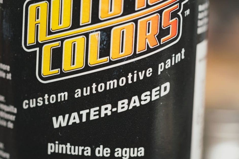 Top 3 Mistakes To Avoid When Priming Miniatures and Solutions -  tips for resolving and fixing primer issues on models - automotive primer bottle close up