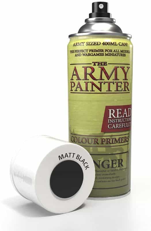 7 Best Spray Primers for Miniatures and Models (Review and Recommendation) - best spray primer for painting miniatures and models - spray priming miniatures - recommended spray primers for scale model hobbies - The army painter spray primer