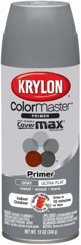 7 Best Spray Primers for Miniatures and Models (Review and Recommendation) - best spray primer for painting miniatures and models - spray priming miniatures - recommended spray primers for scale model hobbies - Krylon Colormaster primer for miniatures and model painting