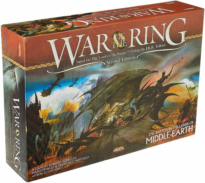 War of the Ring 2nd Edition Board Game Review - Lord of the Ring games - box art