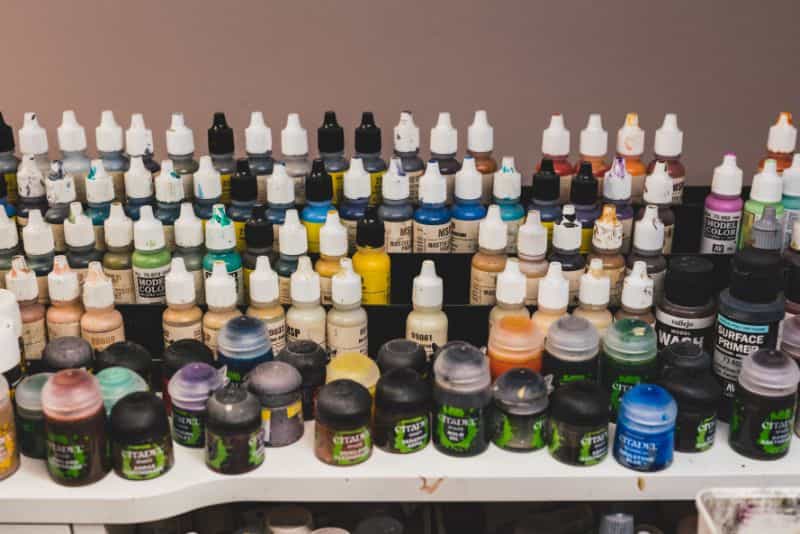 Airbrushing Indoors, No Window? Here's How You Can Safely! - how to airbrush indoors safely - tips for safer airbrushing miniatures - paint collection