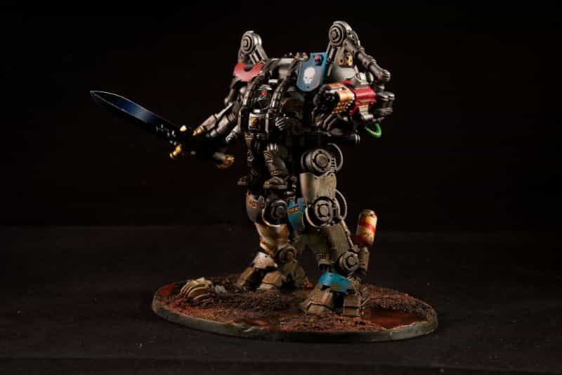 Lighting Styles and Techniques For Miniature Portfolios (Guide) - Lighting techniques for better miniature photos - lighting for miniature photography - lighting styles for miniature and model photos - hobby photography scale modeling photos - grey knight dreadknight