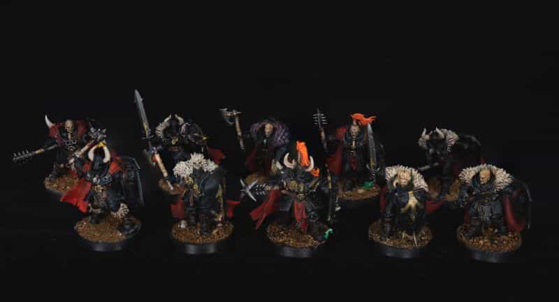 Batch Painting Miniatures (Tips and Tutorial) - how to assembly line paint models for warhammer 40k and board games - age of sigmar chaos models