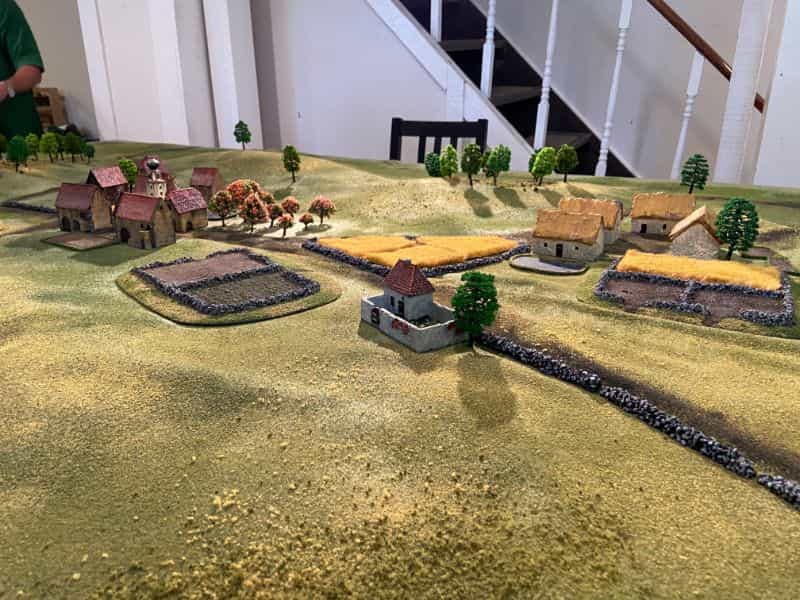 Best historical wargame for tabletop gamers - Carnage and Glory II miniature tabletop wargame - tactical miniature wargaming - best historical miniature wargame - Carnage and Glory Gameplay Review - miniature terrain on the battlefield