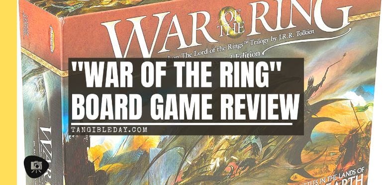 War of the Ring 2nd Edition Board Game Review - Lord of the Ring games - board game review for War of the Ring - Free Peoples versus Shadow - Banner