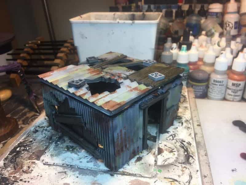 3D Printed Terrain for Warhammer and Tabletop Games - 3D printed terrain for wargames - 3D printing terrain for RPGs tabletop games - painted 3d terrain print