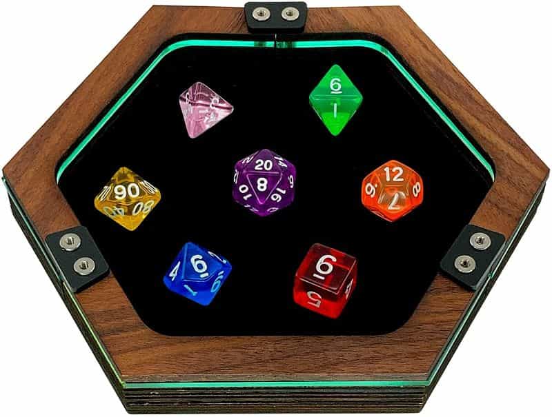 Best Dice Rolling Surface Materials for Quieter Dice Trays (Ideas) - best dice rolling material - dice tray material ideas - dampening materials for dice trays - velvet material