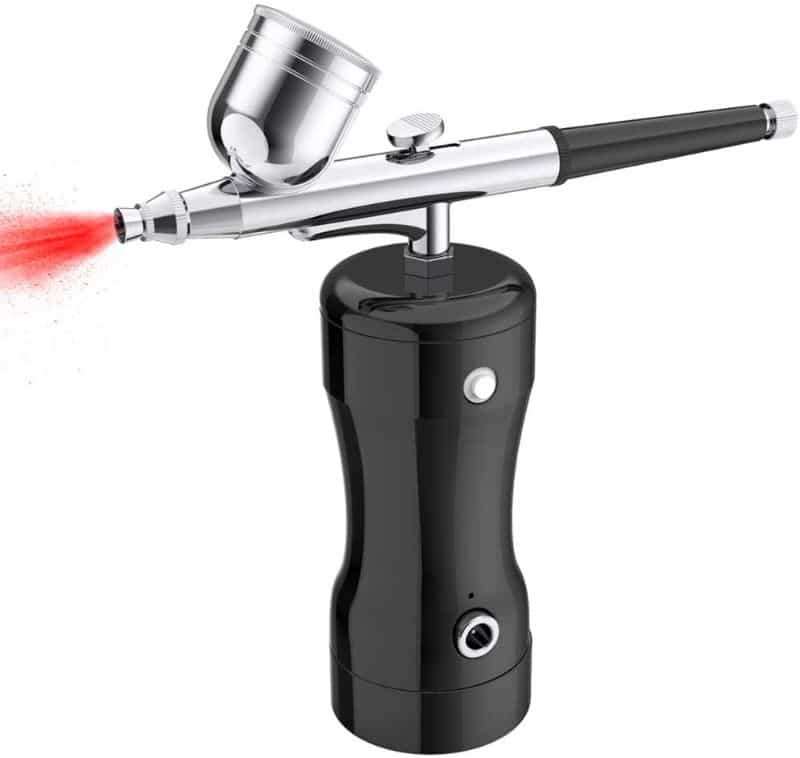 Is a Portable Airbrush Any Good for Painting Miniatures? (Review and Commentary) - portable airbrush for miniatures - best cordless airbrush - battery powered airbrush - mini-compressor for traveling with an airbrush - cordless airbrush