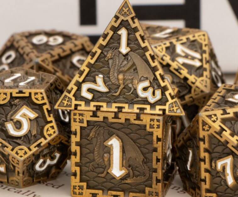 The Best D&D Dice Sets for Every Budget: 15 Cool Dice for RPGs - cool dnd dice - d20 dice for RPGs - best dice for D&D - dice for dungeons and dragons - fantasy dice
