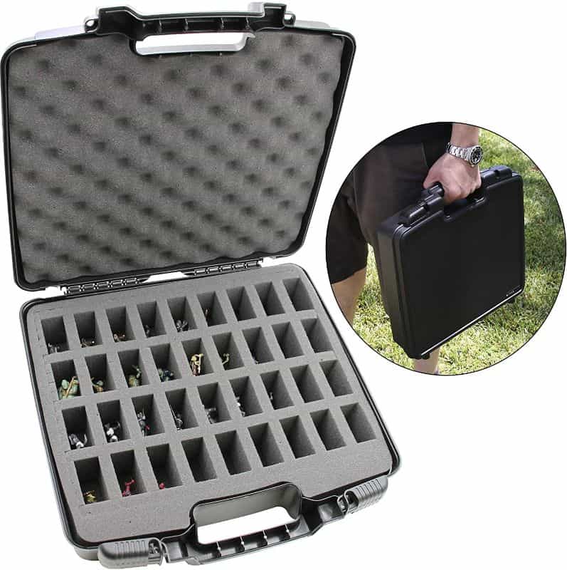 Extruded Gaming Tabletop Miniature Storage and Travel Case 