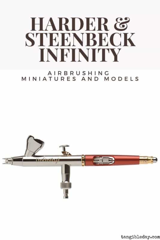 Airbrushing Miniatures: A Complete Guide - painting miniatures with airbrushes - guide to airbrushing miniatures and models - Harder and Steenbeck Infinity airbrush 