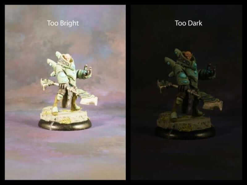 Best Lightbox for Miniature and Model Photography (Top 5 Reviewed and Tips) - too bright vs too dark