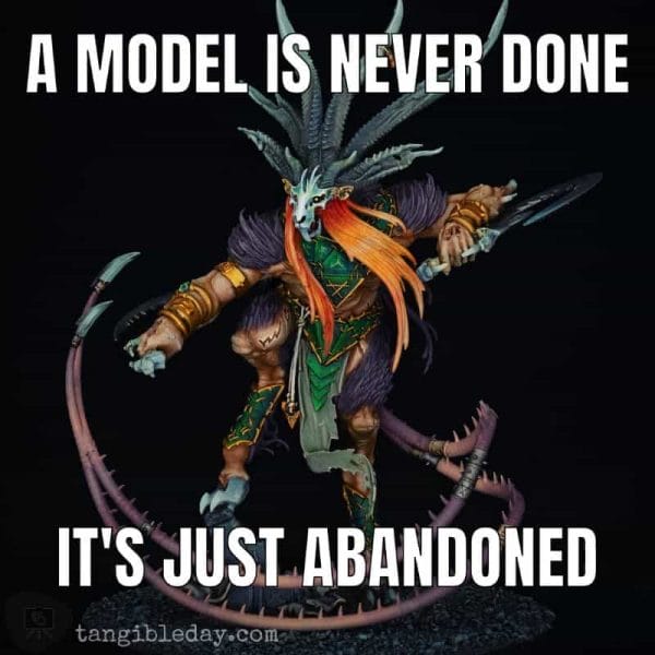 WetNDri Paint Tray Review: Best Alternative to the RGG Everlasting Wet Palette? - Wet palette review - a model is never done meme image