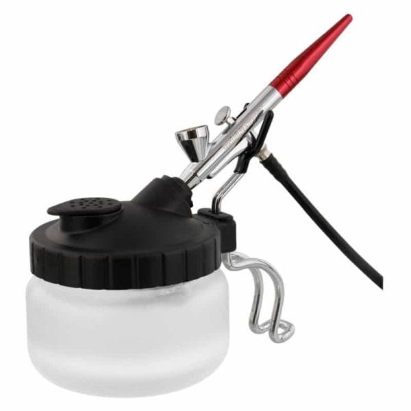 Airbrush Cleaning Pot for 0.2 0.3 0.5mm Nozzle Spray Gun Holder