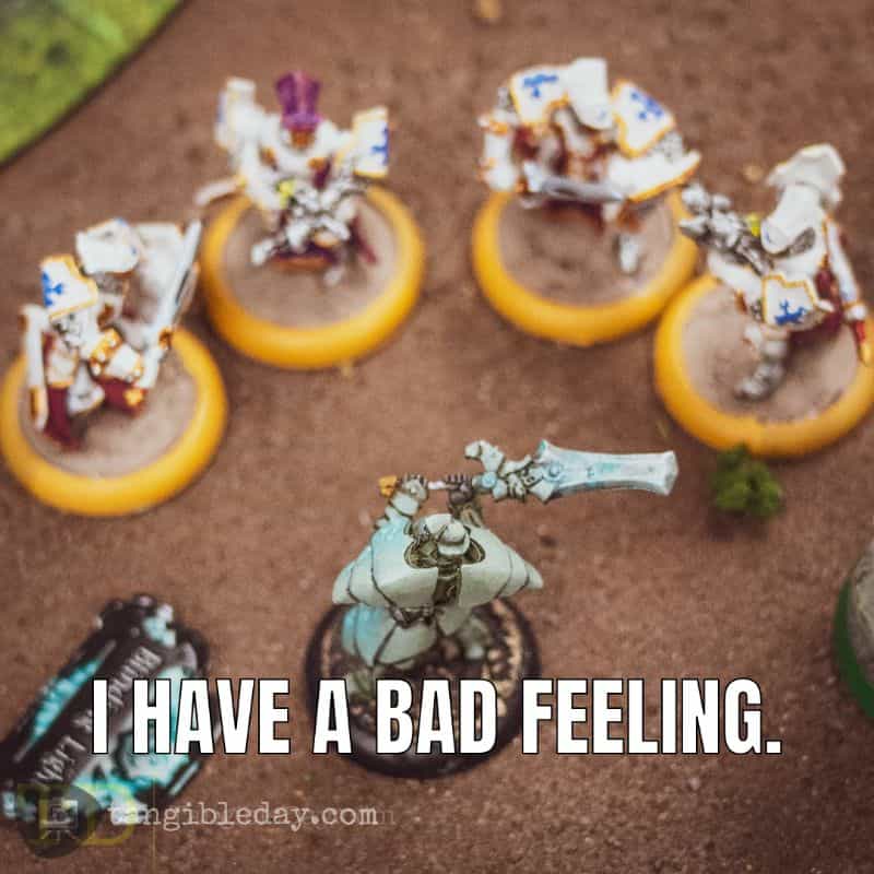 My Favorite Way to Choose a Color Scheme for Miniatures - color psychology - color harmony - colour theory in miniature painting - bad feelings in color