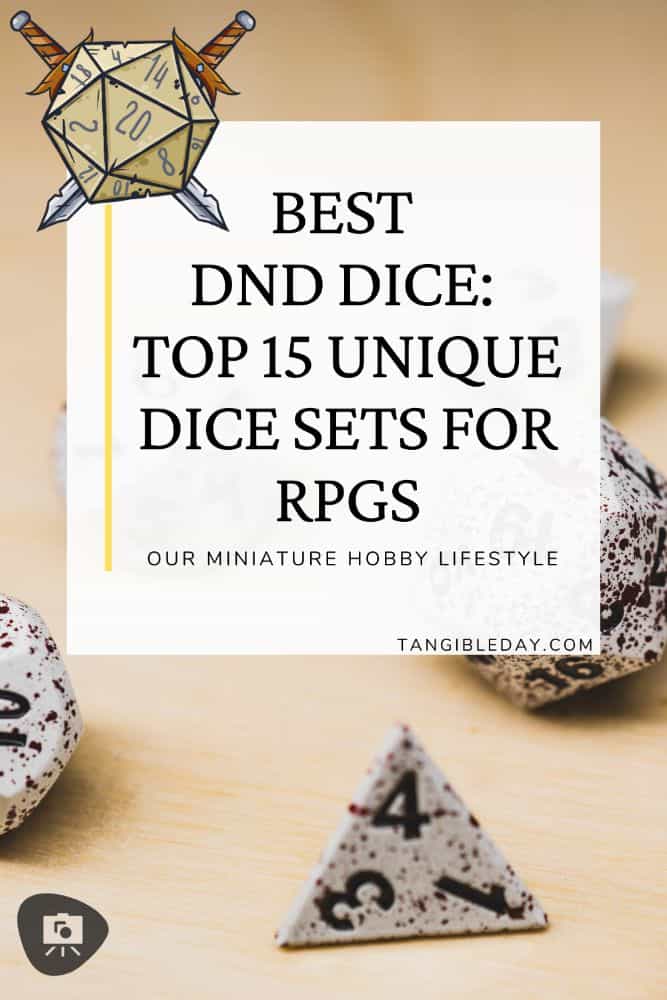 Best DND Dice sets for every budget - top 15 best dnd dice sets for RPGS - vertical banner feature image