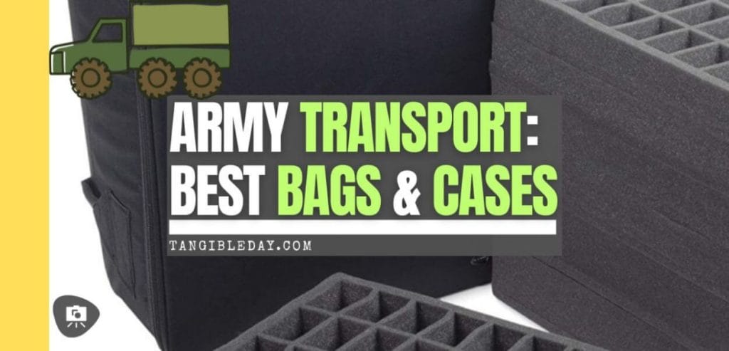 Here are 10 recommended miniature transport bags and cases - Best army transport bag and case - wargaming miniatures model transportation and storage systems - Best foam transport painted miniature storage and travel bags and cases review - banner