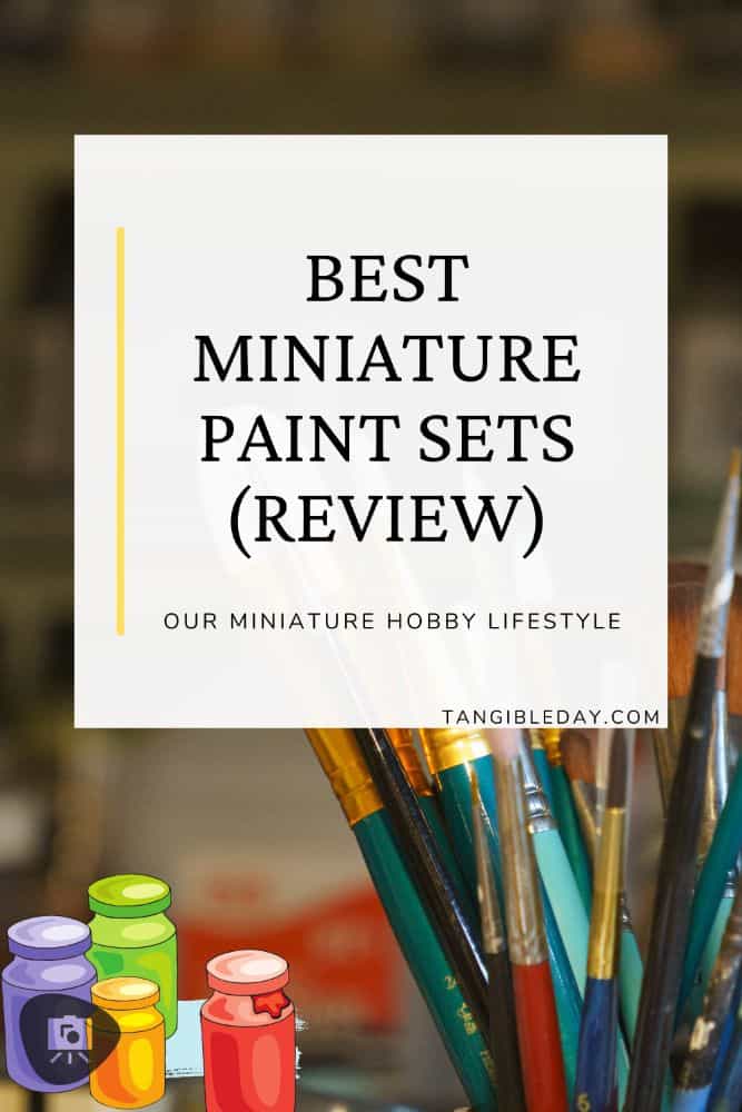 Best miniature paint set for beginners and experienced painters - hobby miniature paint sets review - Vertical feature banner image