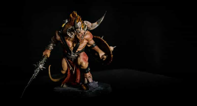 My Favorite Way to Choose a Color Scheme for Miniatures - color psychology - color harmony - colour theory in miniature painting - dark black background