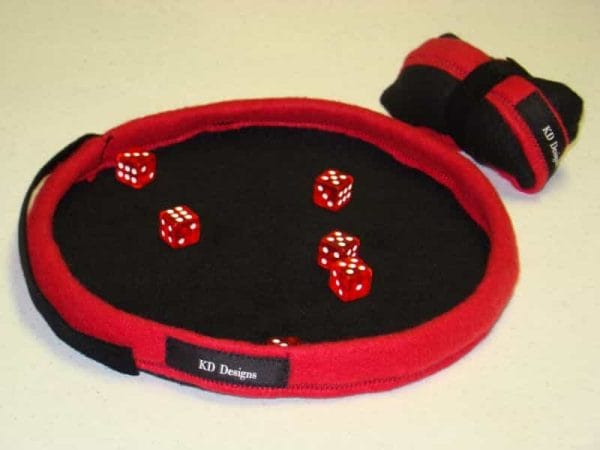 Best Dice Rolling Surface Materials for Quieter Dice Trays (Ideas) - best dice rolling material - dice tray material ideas - dampening materials for dice trays - soft cloth dice tray