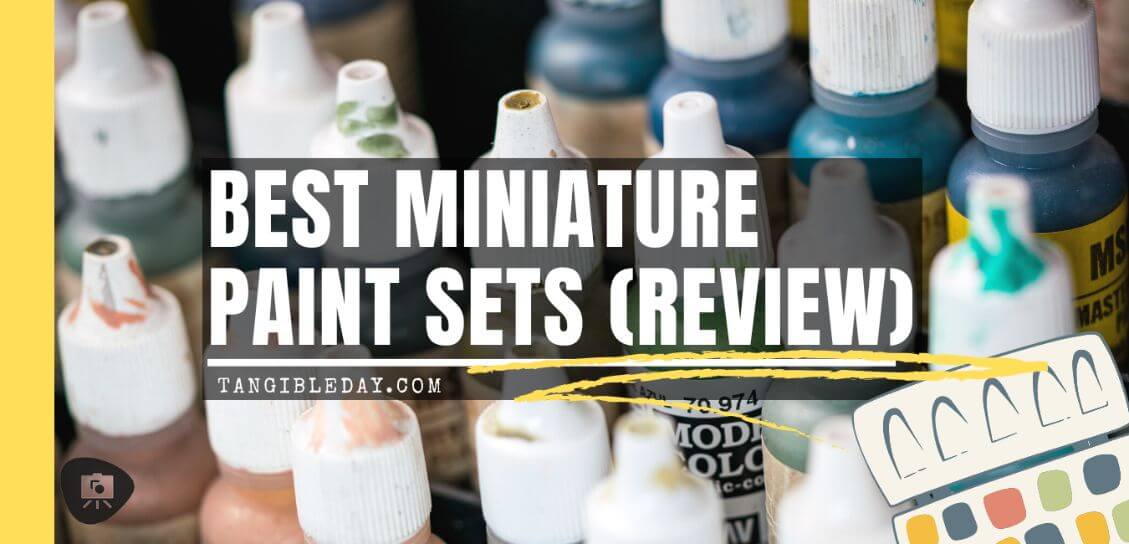 Top 10 best miniature paint set – best miniature paint sets review – miniature painting kits and supplies - banner
