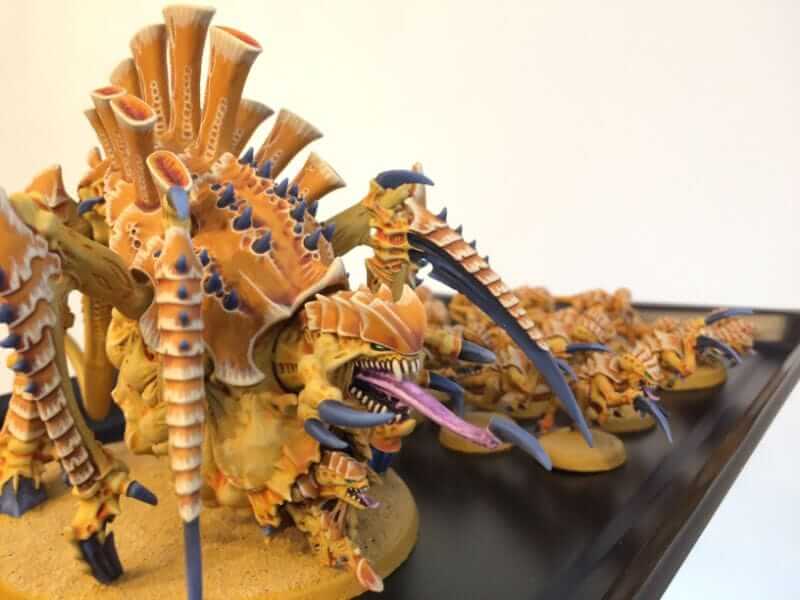 Tyranid color paint schemes – how to paint tyranids – tyranid paint schemes – tyranid army scheme – tyranid color scheme – How to choose Tyranid army color scheme – Tyranid Warhammer 40k colors – Hive fleet color schemes – Hive fleet paint scheme – warm yellow 