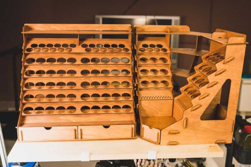 Plydolex Modular Paint Rack: Looks, Smells, and More (Review) - full system modular and corner rack