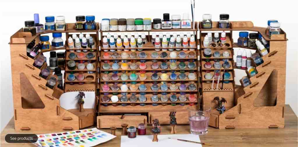 Abteilung 502 Oil Paints for Miniatures (Review): Quick Drying and Great Coverage - Abteilung 502 paint review - paint rack