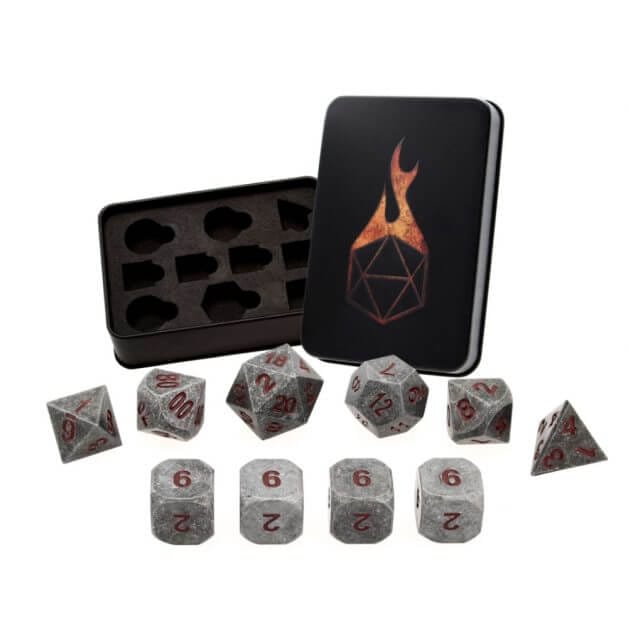 Best Metal Dice Sets? Forged Gaming Dice Sets for DnD and RPGs (Review) - metal dice set review - minimalism dice set