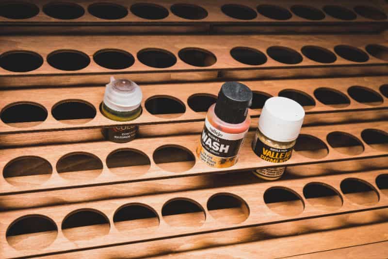 Plydolex Modular Paint Rack: Looks, Smells, and More (Review) - paints on modular rack
