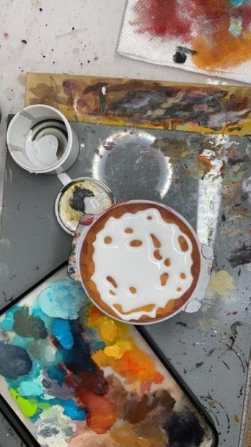 How to Paint a Cracked Base in 5 Minutes (Tutorial) - how to paint cracked earth bases for miniatures - paint cracked bases - thick glue layer