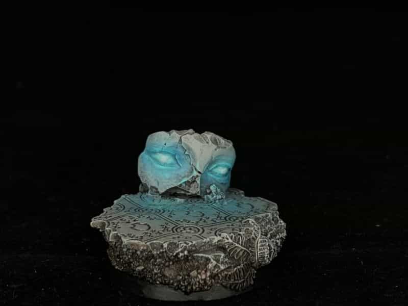 How to paint stone bases for miniatures - stone miniature bases - painting resin bases - how to paint resin miniature bases - stone base with OSL - next step OSL