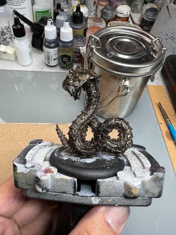 Abteilung 502 Oil Paints for Miniatures (Review): Quick Drying and Great Coverage - Abteilung 502 paint review - undercoat earth tone