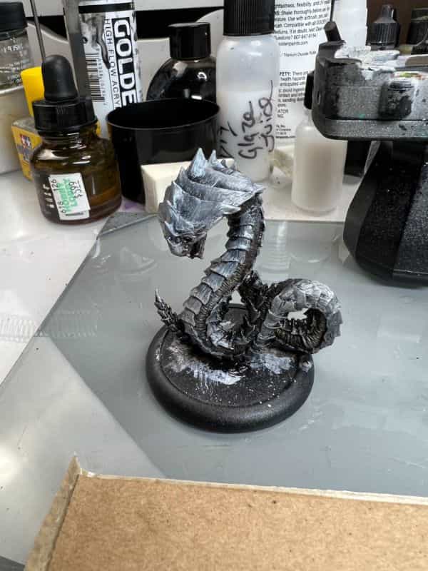 Abteilung 502 Oil Paints for Miniatures (Review): Quick Drying and Great Coverage - Abteilung 502 paint review - blending