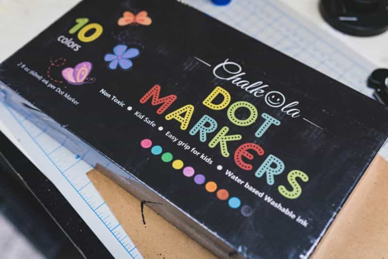 "Chalkola Dot Markers" for Creative Little Kids (Review) - ink marker review for kids - dot markers for little children - unboxing photo