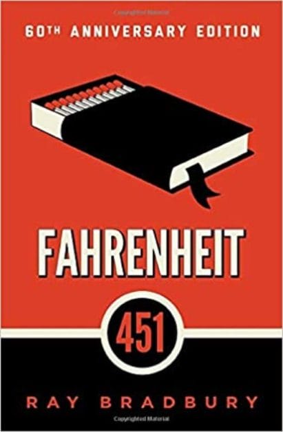 Book cover for Fahrenheit 451