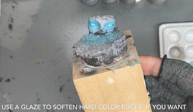 How to paint stone bases for miniatures - stone miniature bases - painting resin bases - how to paint resin miniature bases - stone base with OSL - highlight the edges