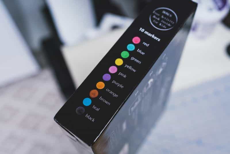 "Chalkola Dot Markers" for Creative Little Kids (Review) - ink marker review for kids - dot markers for little children - color list