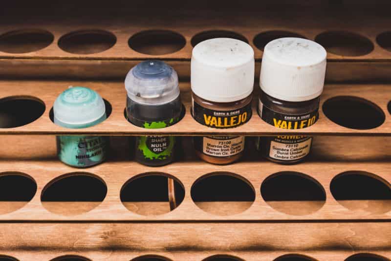 Wall mounted paint rack and organizer - best wall mounted paint rack - paint racks for walls - real fit