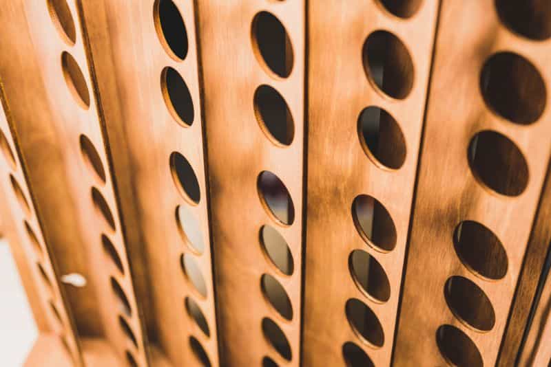 Wall mounted paint rack and organizer - best wall mounted paint rack - paint racks for walls - vertical image