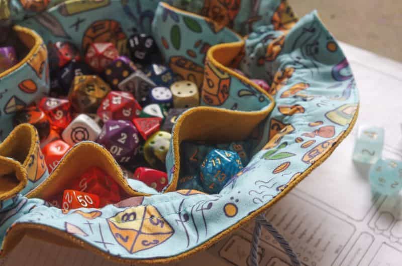 Best DnD Dice Storage Box and Case (Top 20 Reviewed) - Dice storage box - dnd dice case - large drawstring bag for storing dice