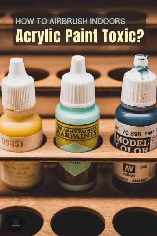 Airbrushing Indoors, No Window? Here's How You Can Safely! - how to airbrush indoors safely - tips for safer airbrushing miniatures - acrylic paint toxicity
