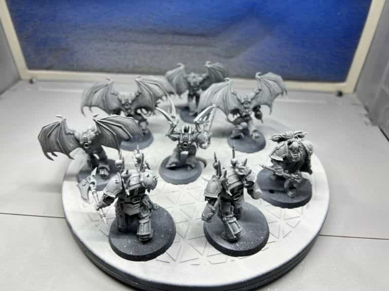 How to Use an Airbrush Spray Booth for Painting Miniatures  (Guide) - how to use a spray booth for airbrushing miniatures and models - hobby spray booth tips - avoid pooling on models
