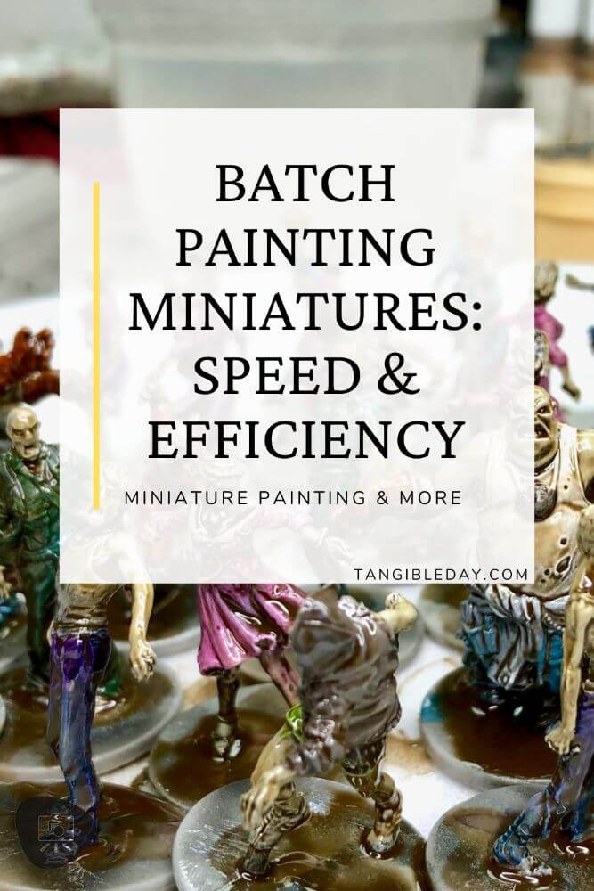 Batch Painting Miniatures (Tips and Tutorial) - how to assembly line paint models for warhammer 40k and board games - Vertical feature image