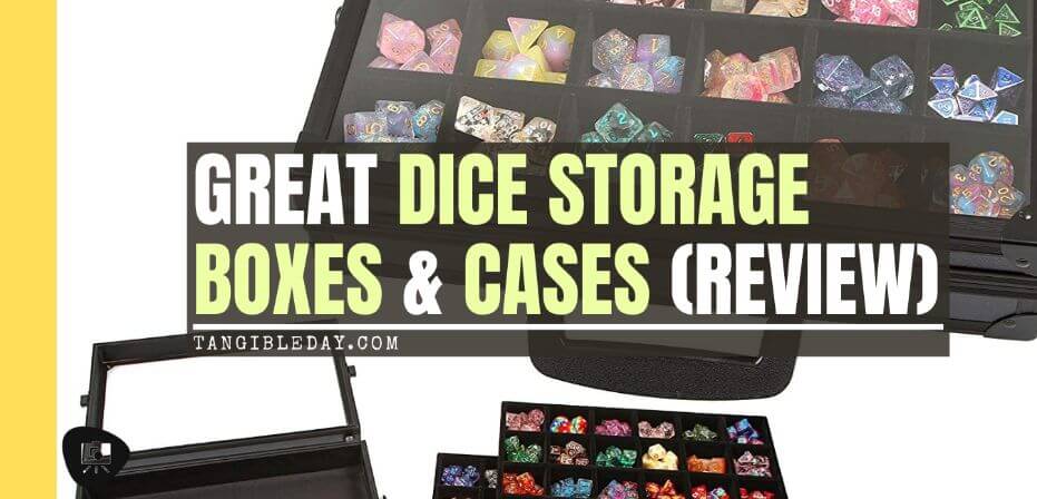 Best DnD Dice Storage Box and Case (Top 20 Reviewed) - Dice storage box - dnd dice case - banner