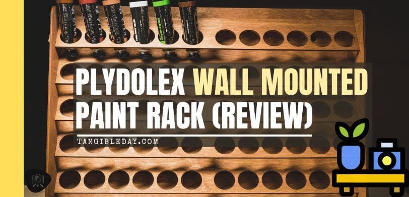 Plydolex Paint Rack Organizer with 60 Holes Suitable for Citadel Paints -  Wall-mounted Wooden Paint Storage Rack for Miniature Paint Set - Craft  Paint