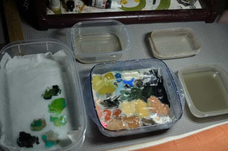 Using a Wax Paper Palette 
