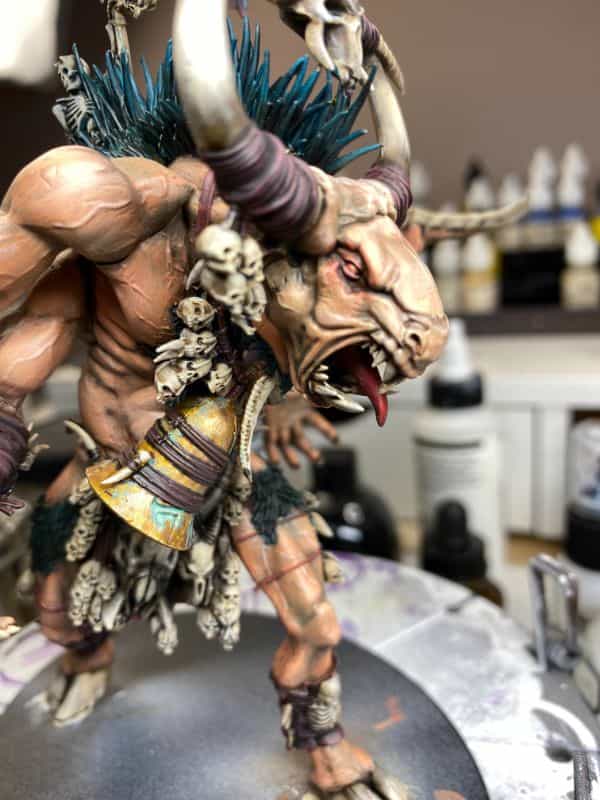 You don't need color theory to painting miniatures - miniature painting and color theory - a work in progress chaos warhammer model